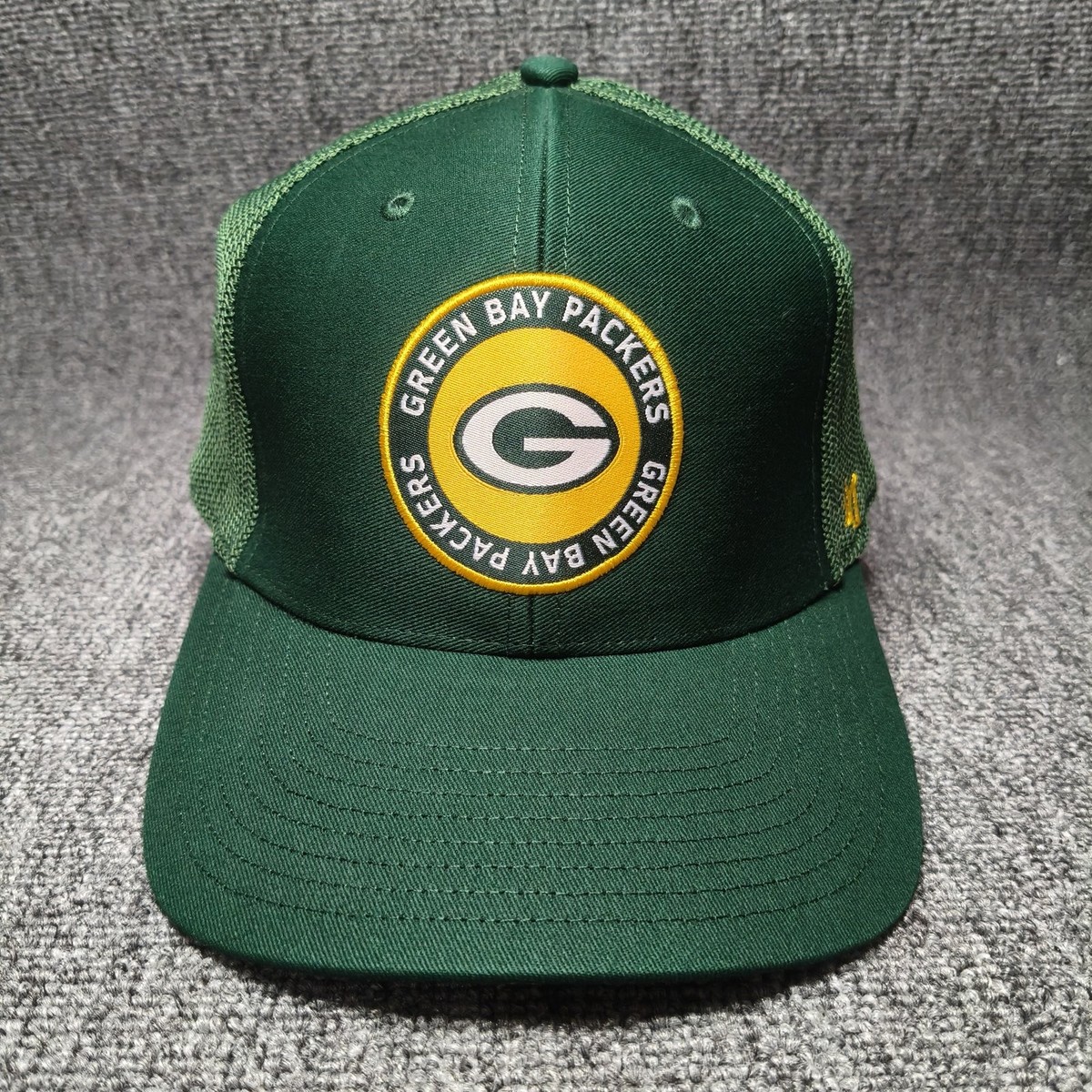 '47 Brand Green Bay Packers NFL Green Trucker Cap Mesh Back Logo Patch