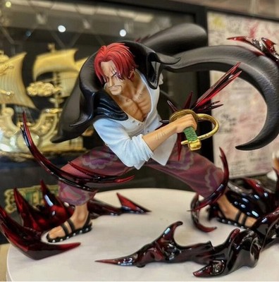 LX Studio One Piece Red Hair Shanks Resin Model Painted Statue in