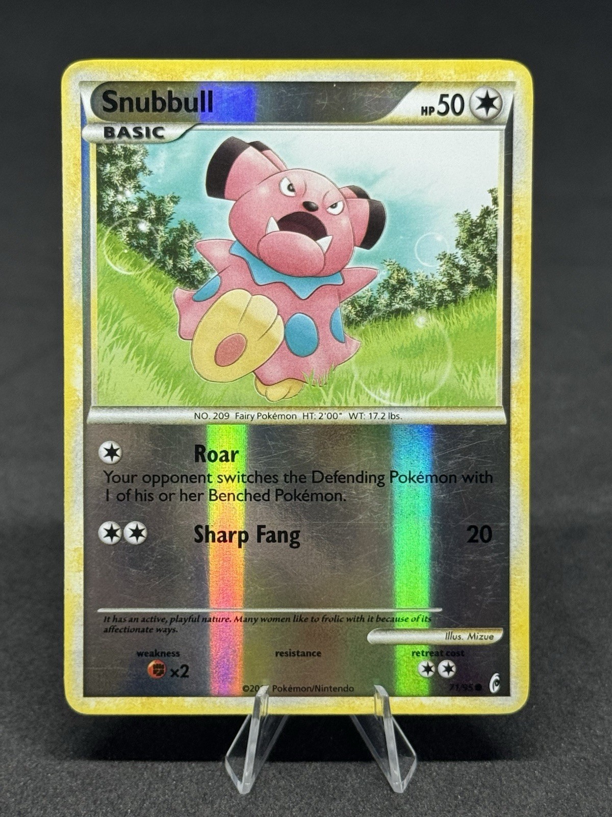 Pokémon Snubbull 71/95 Call of Legends Reverse Holo