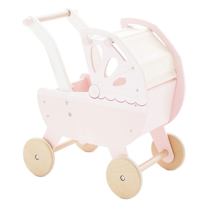 Le Toy Van Retro Wooden Doll Pram TV322 - Pretend Play Toy