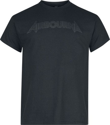 Airbourne T-Shirt Herren Black On Black Logo schwarz
