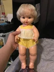 1969 Talking Baby Tender Love Mattel Vinyl Doll TESTED WORKS WATCH VIDEO