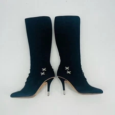 Giuseppe Zanotti  Design Suede Leather Heeled Knee High Boots Womens Size 38.5