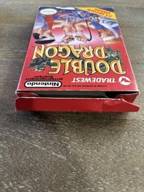 Double Dragon Nintendo NES Complete CIB Jimmy Lee Action Figure Inserts Cart Box