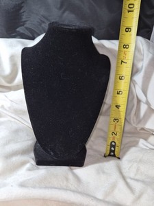 Jewelry Display Black velvet , 8.5 X 14 ” Necklace Standing Folding Display