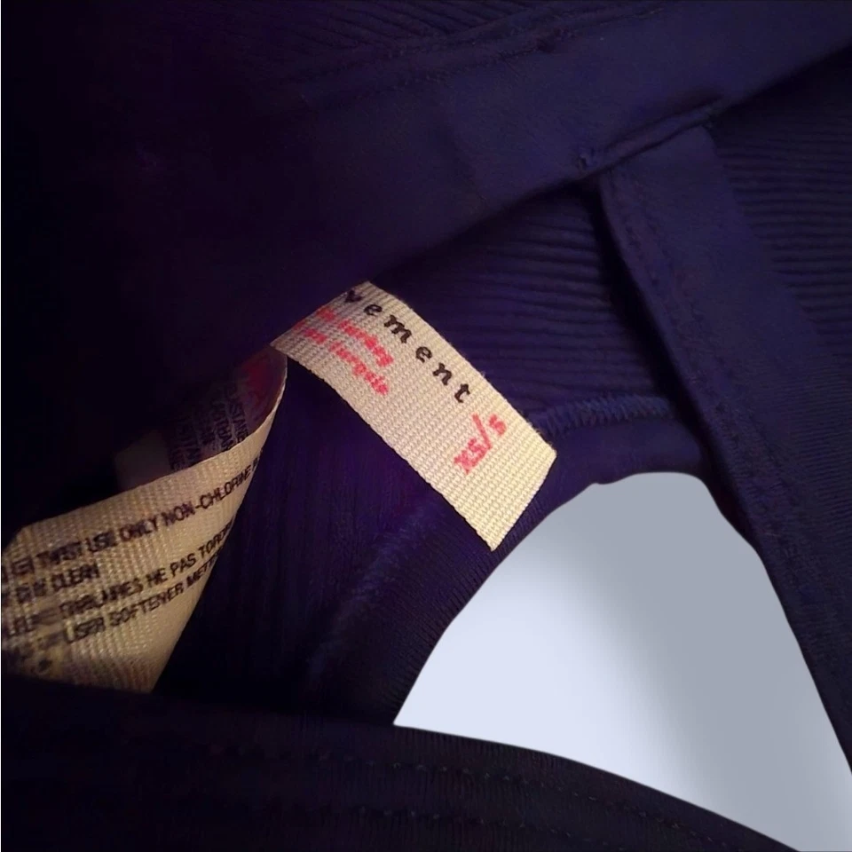 Free People - Long Haul Logo Bra, Black Grape, Size XS/S - Image 3 of 3