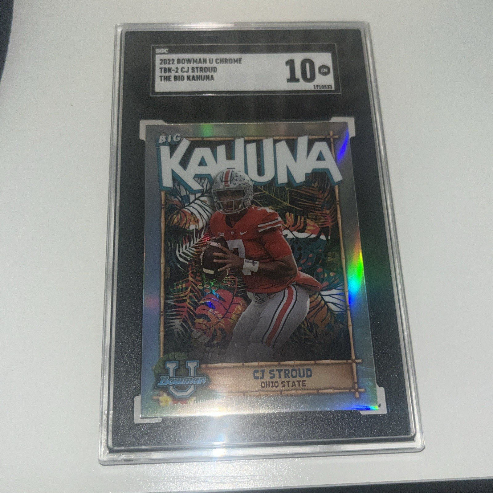 2022 Bowman University Chrome - The Big Kahuna C.J. Stroud #TBK-2 (RC)