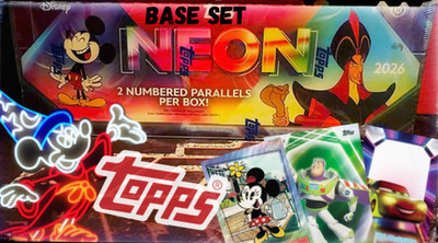 2026 Topps Disney Neon Base Cards - Choose your Card - Same Day Shipping