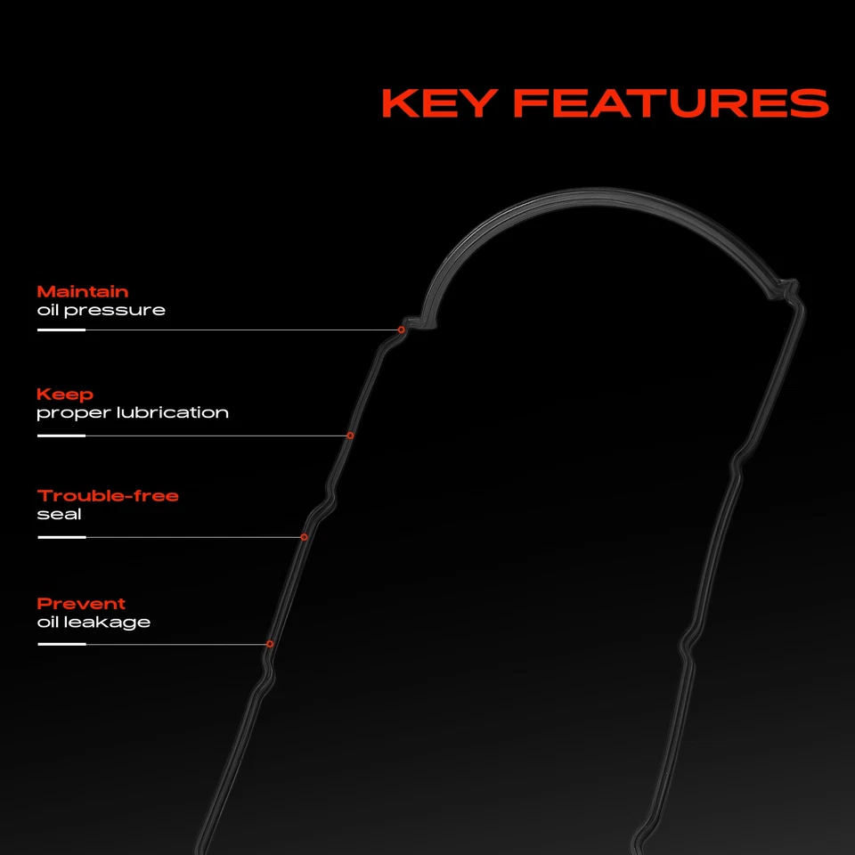 Прокладка поддона масла двигателя для Chevrolet Express 3500 GMC Sierra 3500 Workhorse W16 - Изображение 4 из 4