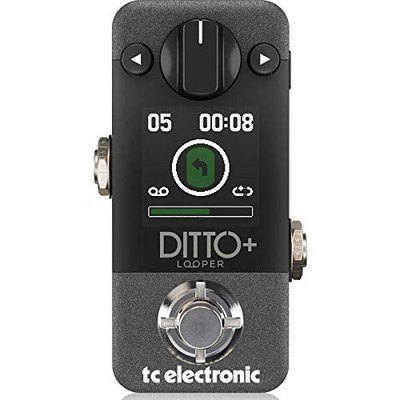 TC Electronic DITTO+ LOOPER Next Generation 60-Minute Multi-Session Looper Pedal