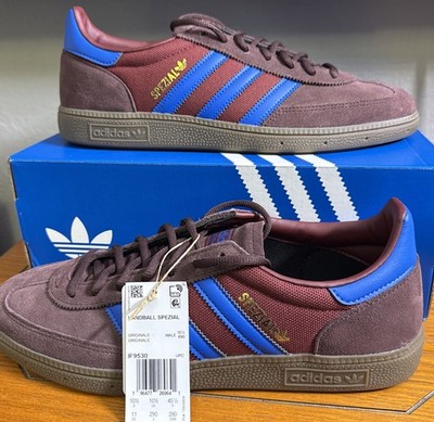 adidas Handball Spezial Night Red/Blue/ Shadow Red Shoes IF9530 Men's Size 11 US