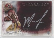 2015 Topps Inception Silver Signings 16/50 Matt Jones #SS-MJ Auto uk2