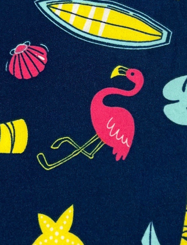 LuLaRoe Leggings TC Tall Curvy Summer Fun Tropical FLAMINGO Island