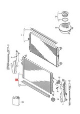 Genuine AUDI VW SKODA SEAT A1 Cooler For Coolant 2Q0121253S