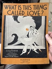 G 1930 COLE PORTER Art Deco sheet music from  WAKE UP AND DREAM ‘’Called Love’