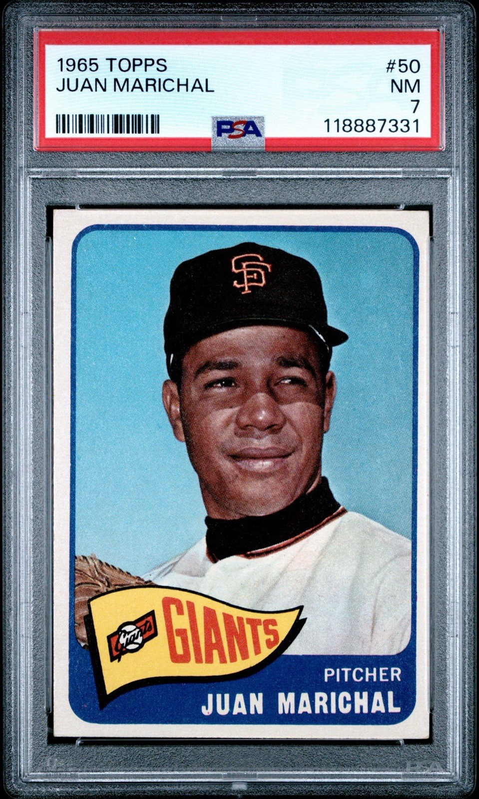 1965 Topps Juan Marichal #50 PSA 7