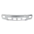 Chrome Fit For Chevy Silverado 1500 14-15 Steel Front Bumper Face Bar W/Fog Hole