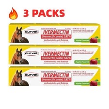 Pasta Sverminazione Cavalli 3xConfezioni Sicuro Efficace Usato Vendita Calda