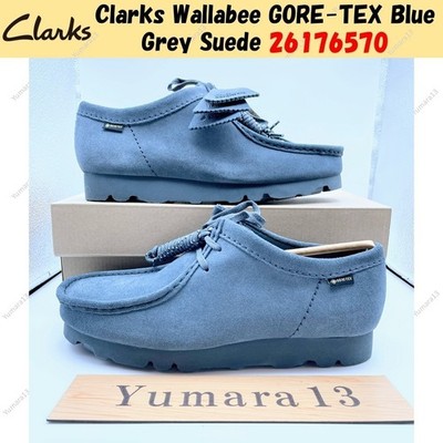 Clarks Wallabee GORE-TEX Blue Grey Suede 26176570 UK 4-13 | eBay