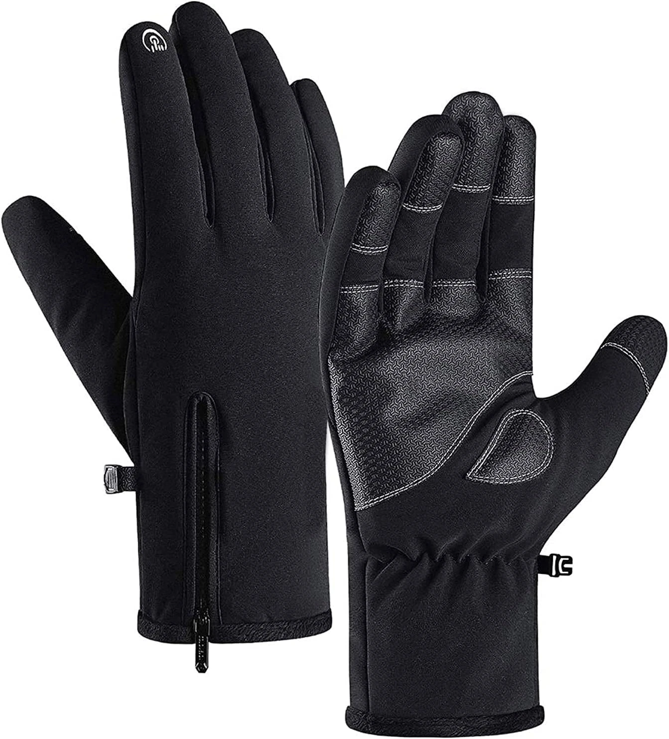 100% Waterproof Winter Gloves -30℉ Warm Windproof All Fingers Touch Screen Glove