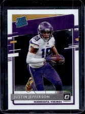 2020 Donruss Optic Justin Jefferson Rookie RC #163 Vikings