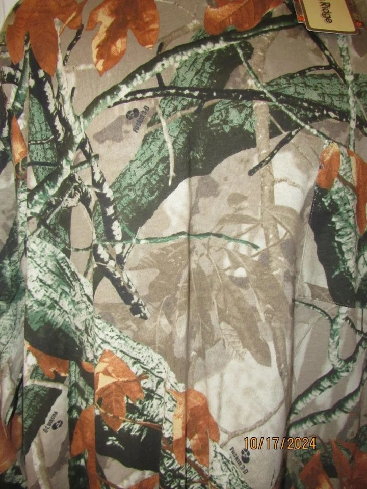 NWT~Vintage~OUTFITTERS RIDGE~Long Sleeve T-Shirt~Fusion 3-D Camo~XL 46/48 - Image 3 of 4