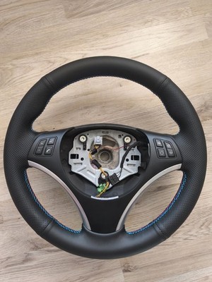 BMW Steering Wheel Sport Reupholstered Leather E81 E82 E83 E90 E91 E92 E93