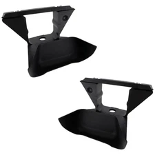 Pair Tow Eye Covers Fog light Lower bumper grill Set of 2 for Chevy Avalanche