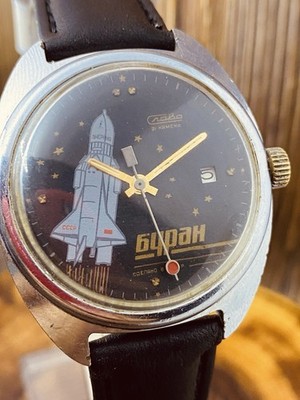 Slava Buran Mechanical wristwatch 21 jewels Watch made in USSR #7819