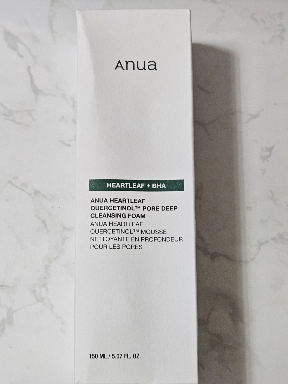 Anua Heartleaf + BHA Pore Deep Cleansing Foam 150ml Brand New Boxed Genuine