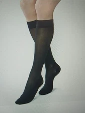 Jobst Women's Knee High Compression Socks 8-15mmHG (Lot of 3) Black, Medium, New