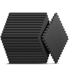 36 Pack Home Gym Mat, Puzzle Exercise Mat, EVA Interlocking Foam Floor Tiles ...