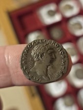 Ancient Roman Silver Denarius Trajan RIC 122