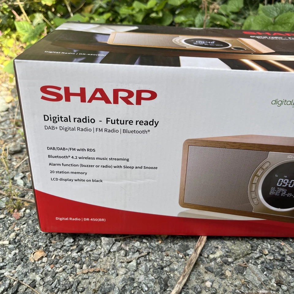 Sharp DAB+ Digitalradio DR-450 (BR) nagelneu verpackt - Bild 3 von 4
