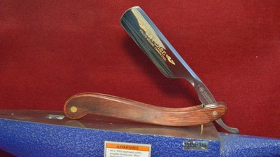 Dovo Solingen La Forme Straight Razor 6/8  Carbon Steel Blade Pakkawood Handle
