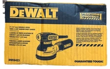 Dewalt DWE6423 5" Variable Speed Hook & Loop Random Orbit Sander - Open Box