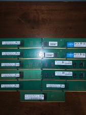 Desktop RAM Sticks 4GB, 8GB, DDR4, 52GB Total, Mixed Speeds, Lot of 11