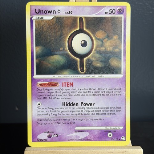 Unown [I] 37/123 Rare Mysterious Treasures Pokemon Lightly Played