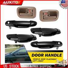 Inside Outside Left Right 8pcs Door Handles Tailgate For 98-03 Toyota Sienna
