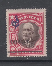Liberia # O90 MINT 1915-16 Surcharge President Barclay CV $125!