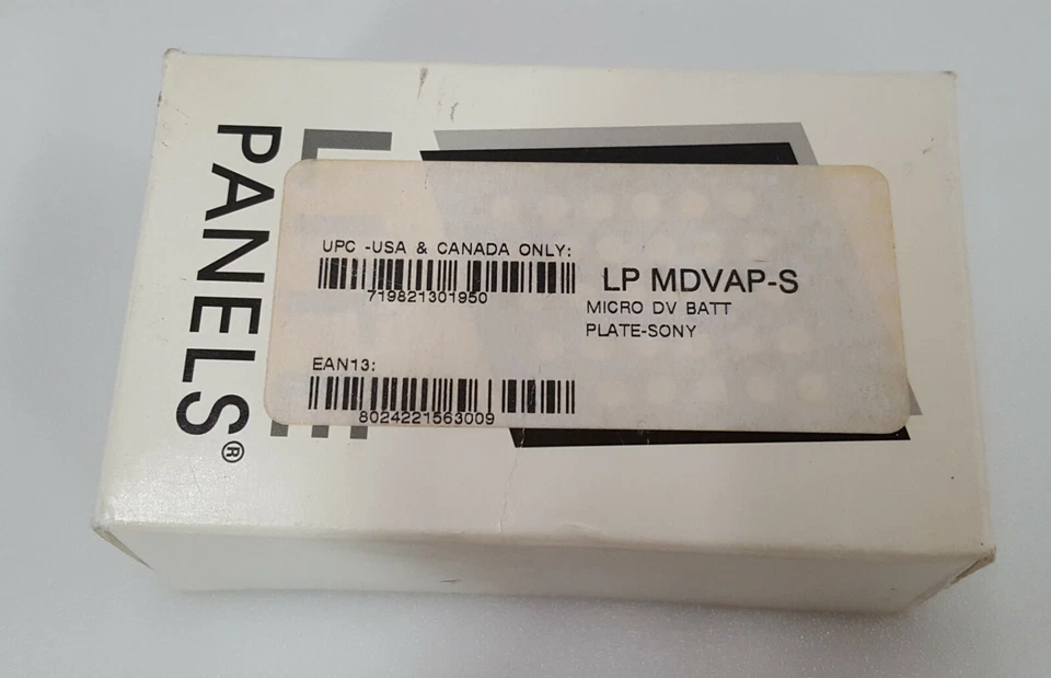 Placa adaptadora de batería Litepanels MDVAP-S 900-5104 Micro DV para Sony - ¡Nueva! Foto 3 de 4