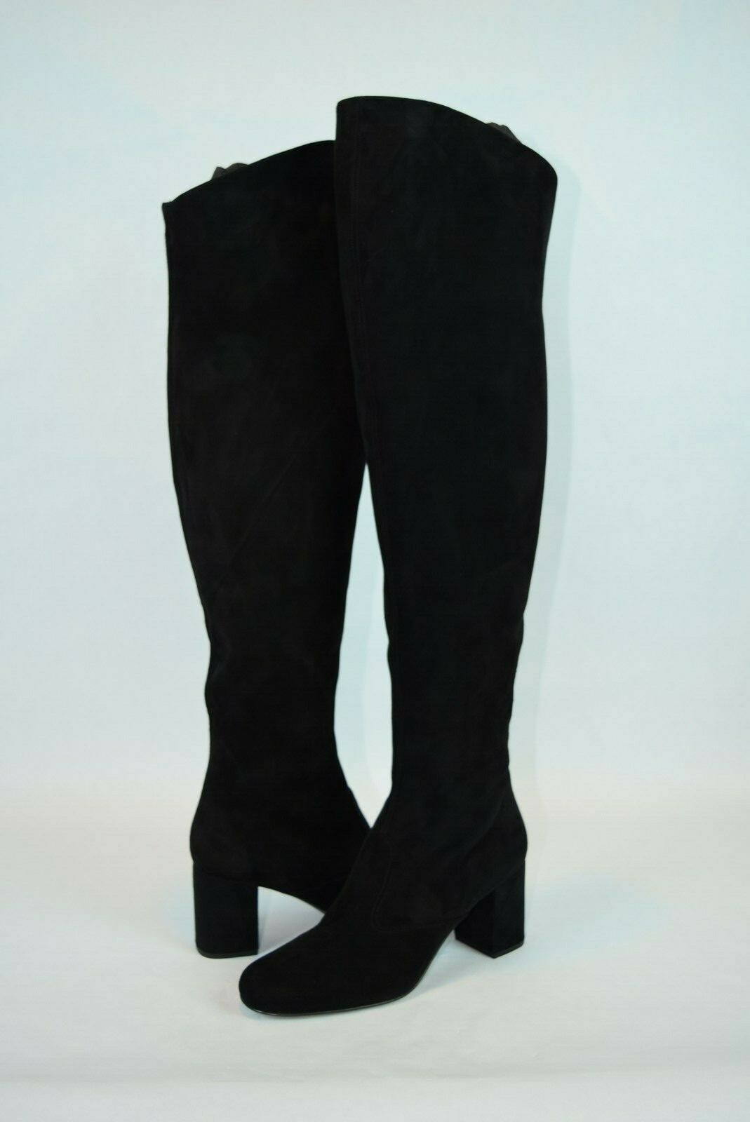 Stivali al ginocchio alti sopra il ginocchio nuovi con scatola $1500 YSL Saint Laurent BB taglia 8 9 neri