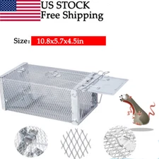 11''Rat Trap Cage Small Live Animal Pest Rodent Mouse Control Catch Hunting Trap