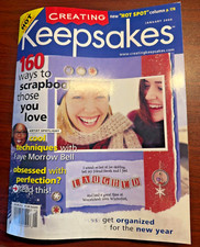 Creating Keepsakes Magazine - January 2004 - Vintage  NLA - NEW 