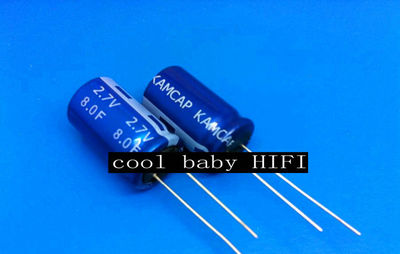 10pcs 2.7V 8.0F KAMCAP Farad Super Capacitor Ultra Capacitor