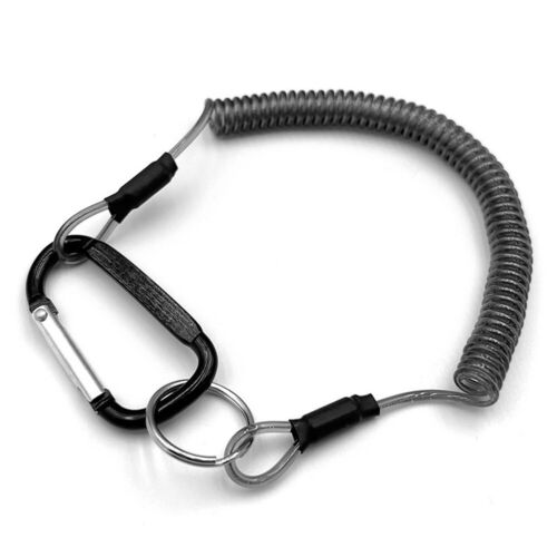 Fishing spiral spring bait pliers lanyard wire rope with strong flexibility - Picture 1 of 20
