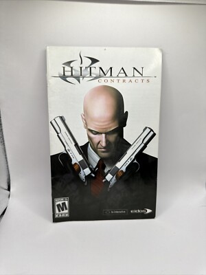 Hitman Contracts PS2 MANUAL ONLY Authentic Original