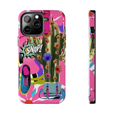 Vibrant Tough Phone Cases, Fun Phone Covers, Pop Art Trendy Tech Accessories