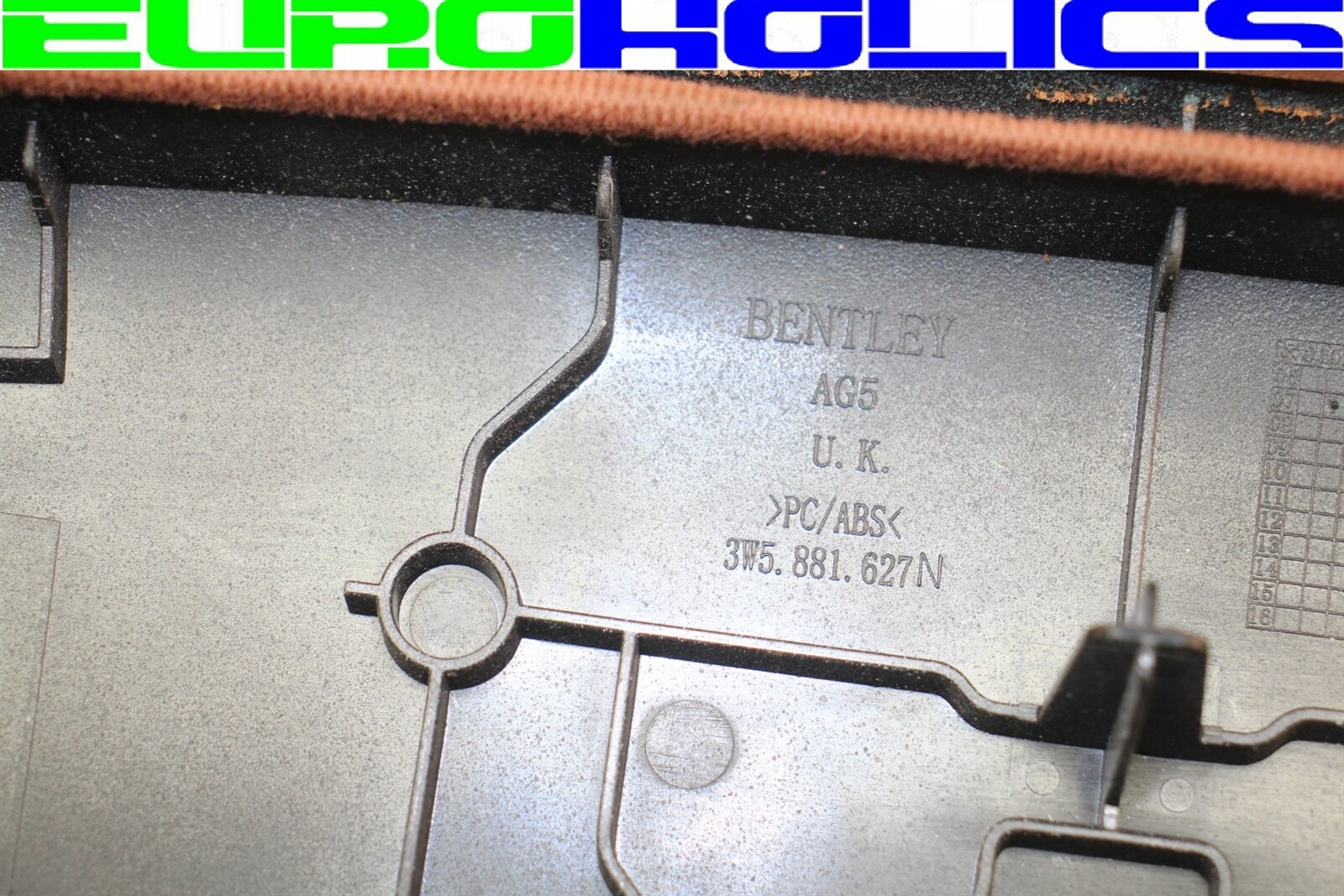 Bentley Continental Flying Spur 06-12 Front Left or Right Seat Back Trim Upper