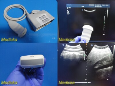 Philips C9-4 Convex Array Ultrasound Transducer Probe P/N 453561212363 ~ 27477